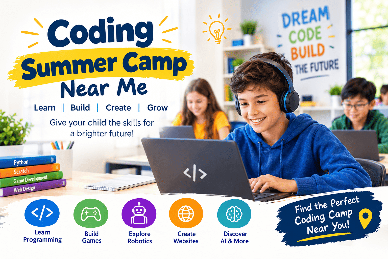 coding summer camp near me