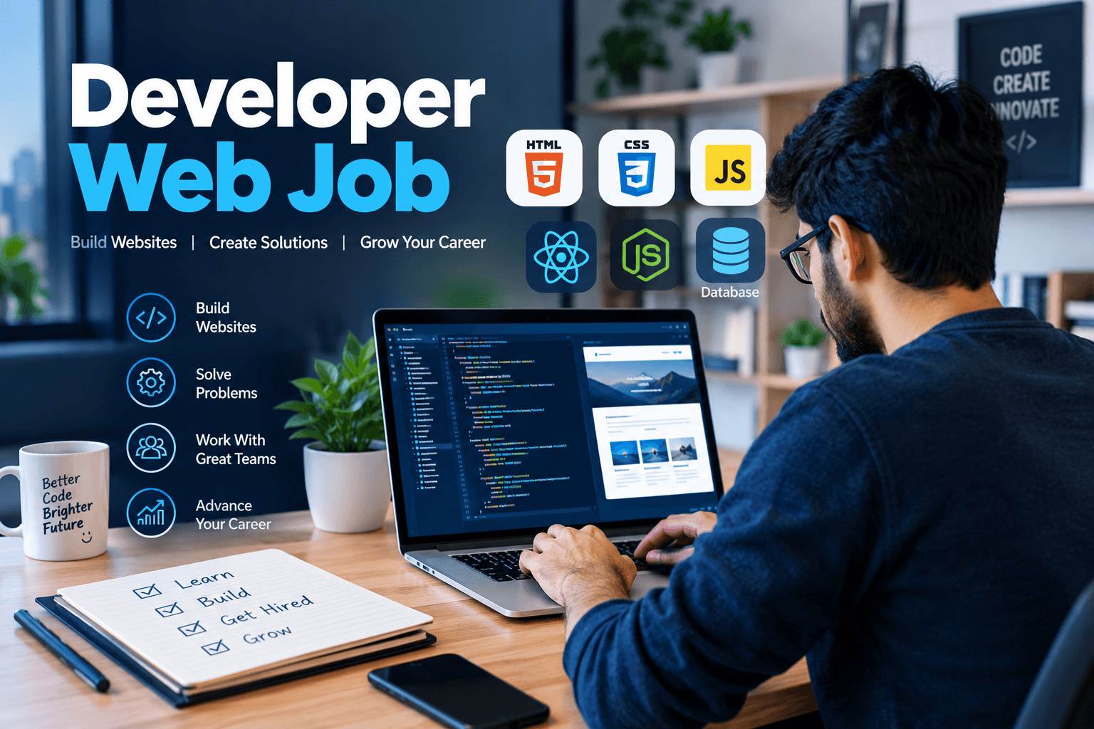developer web job