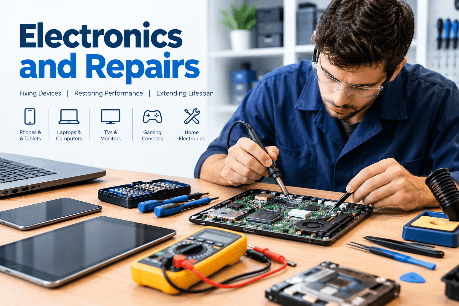electronics and repairs