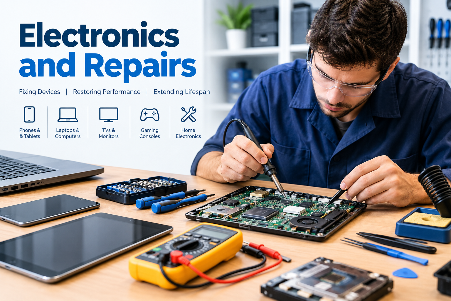 electronics and repairs